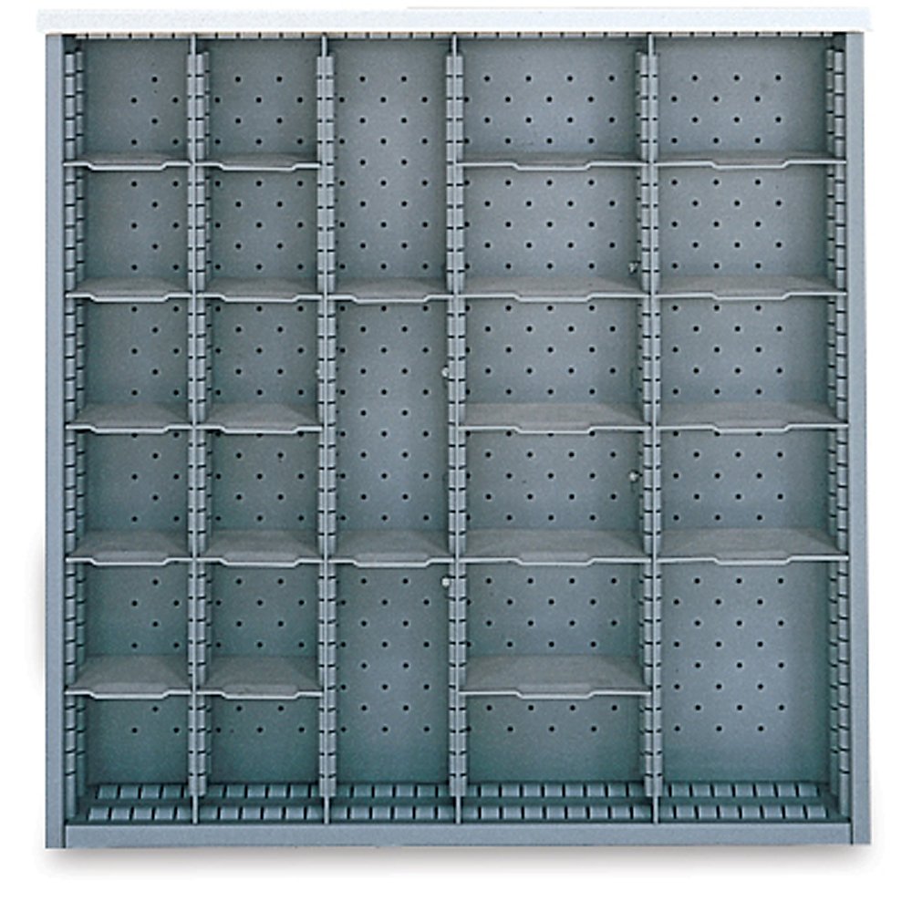 Lista Drawer Dividers For Standard-Width Drawer Cabinet - Fits Front Drawer Height 3-7/8" - 26-Compartment Kit