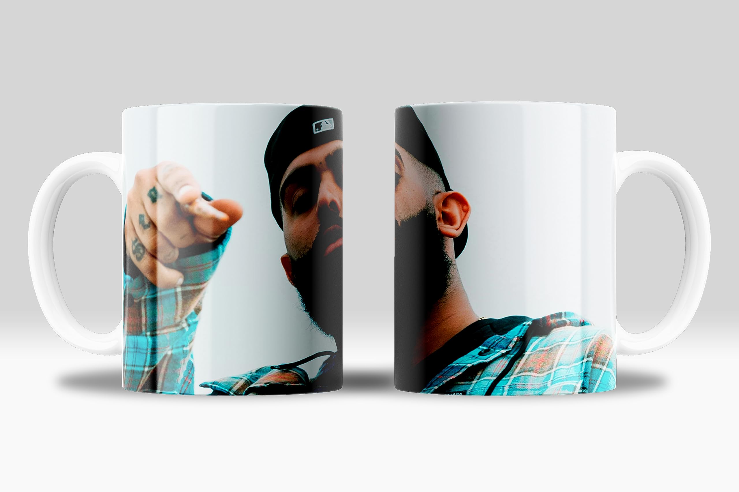 newseny Tasse Bad Bunny et si le jour devient laid, tu me le fais joli. Cadeau pour les fans de Bad Bunny (voiture/cœur