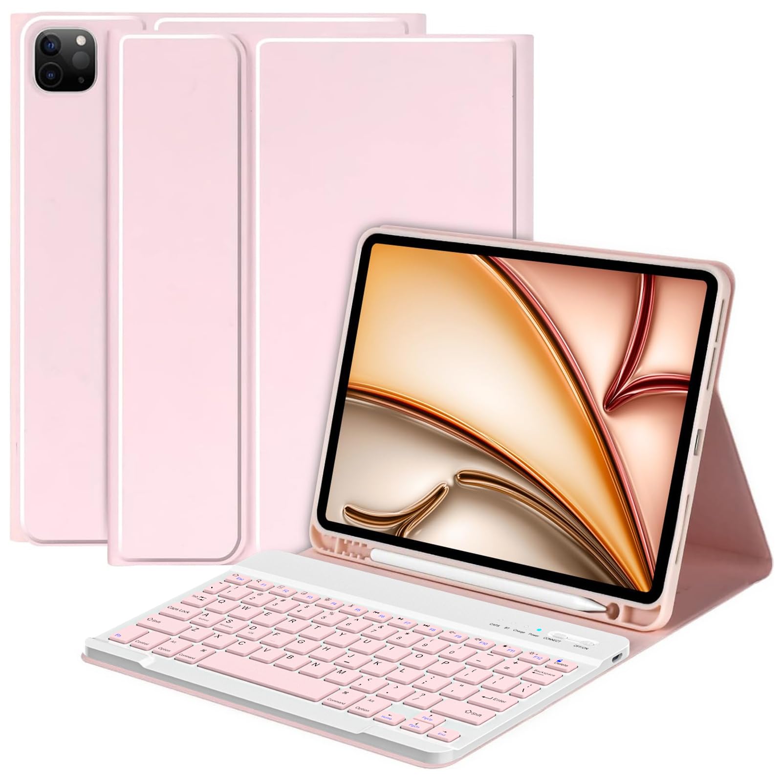 Amazon.com: CC Store for iPad Air 11 Inch Case with Keyboard