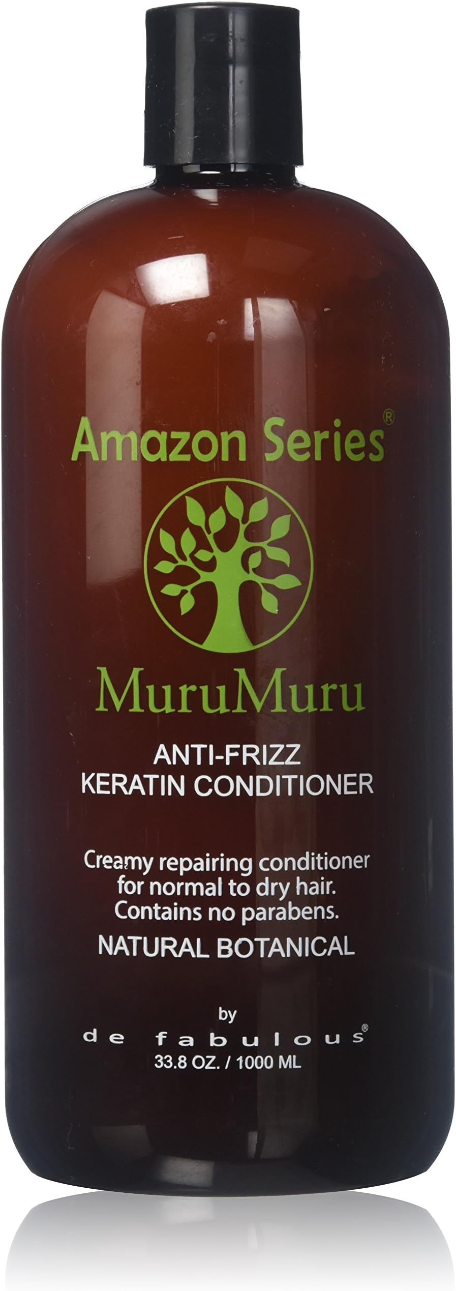Amazon Series MuruMuru Anti-Frizz Keratin Conditioner (luxurious rich lather for normal to dry hair) Sulfate Free (33.8 fl oz)