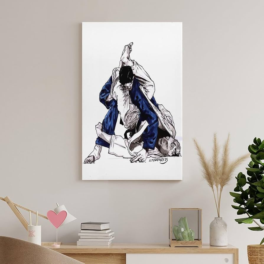 絵画 jitsu / Acrylic on canvas frame Amazon.com: Generic Jiu-jitsu Karate Martial Arts Brazilian