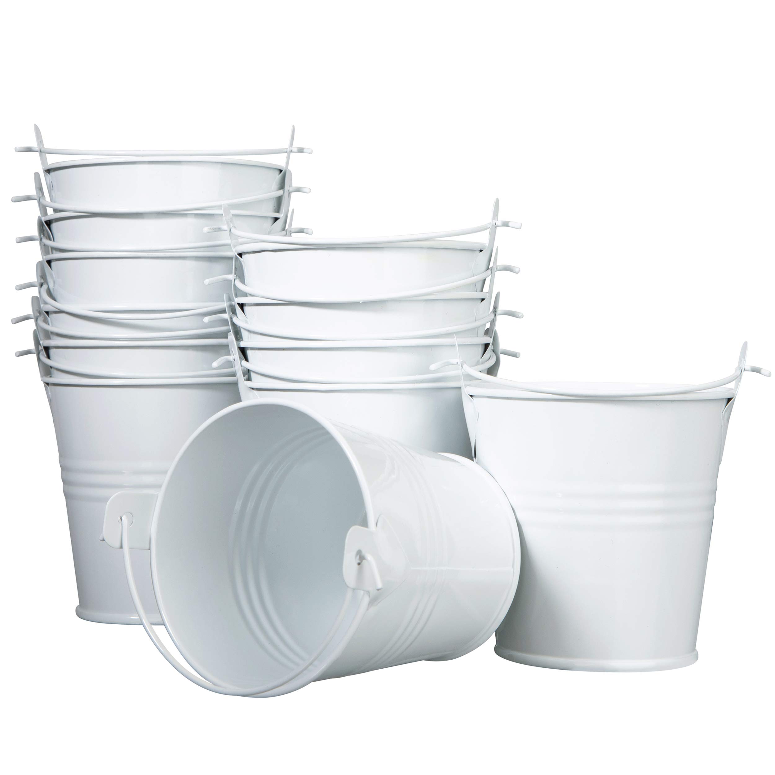 Secchio Piccolo In Metallo, 700ml Mini Secchi Multiuso In