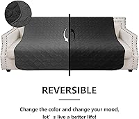 Vista 3 de Manta impermeable para perro, fundas de sofá para mascotas pequeñas para sofá, silla y cama, protector de muebles de perros, lavable y reversible