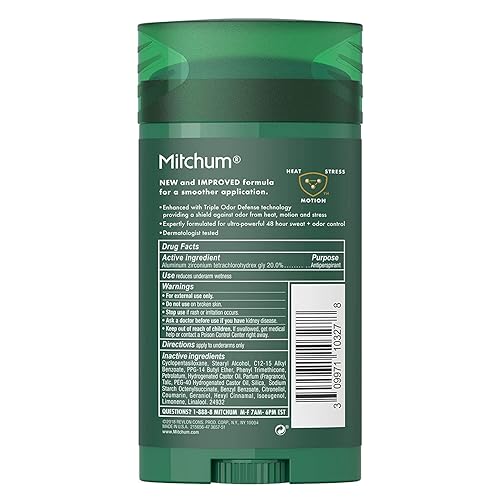 Miniatura 6 de Mitchum Men Advanced Control, Clean Control Invisible Solid 2.7 oz (paquete de 4)
