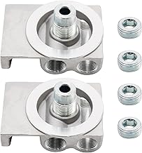 2 Pack 4770 24770 Fuel Filter Base Kit Replacement for CAT 1R-0750 1R-0749 Fuel Filter, Diesel Filter Remote Mounting Base Replacement