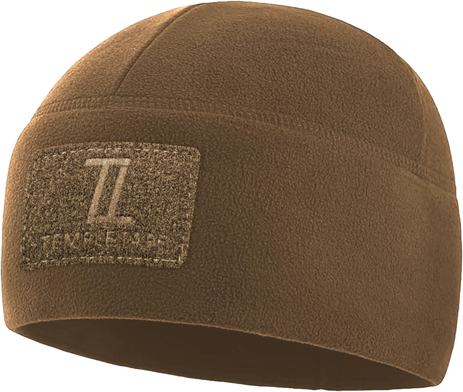 Tactical Beanie Hat - Front & Back Patch Panel - Multi Season Military Hats for Men - Mens Patch Army Beanies