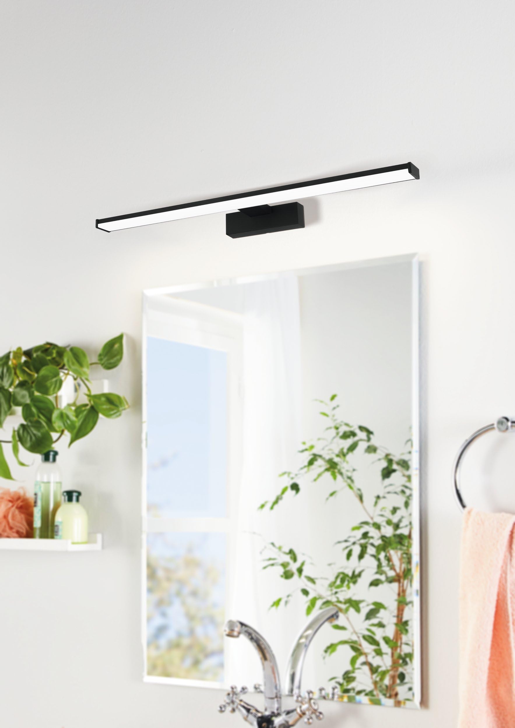 Eglo LED Applique Pandella 1, lampada da parete 1 fiamma, LED specchio in