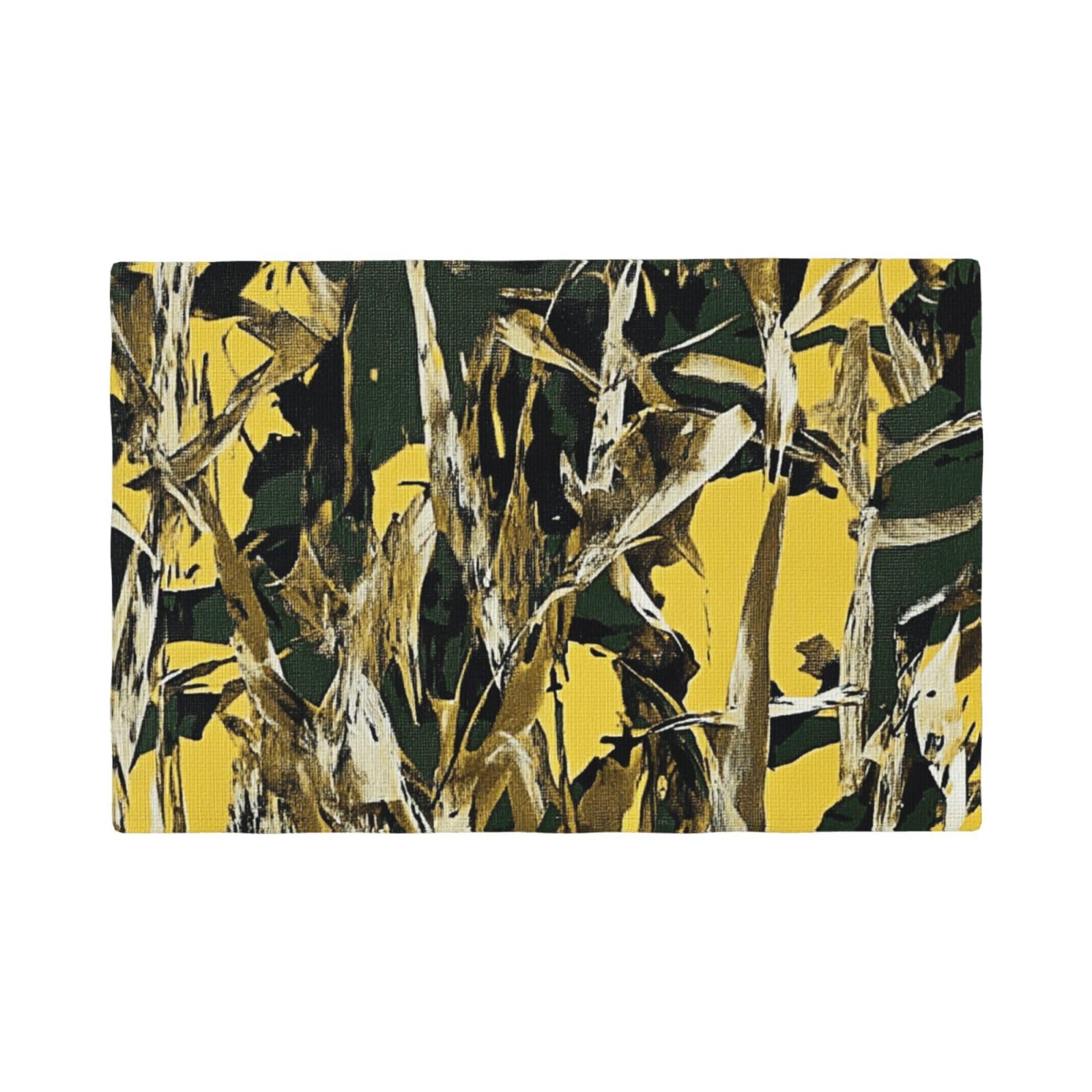 Set de table résistant à la chaleur lot de 6 imprimés camouflage lavables jardin