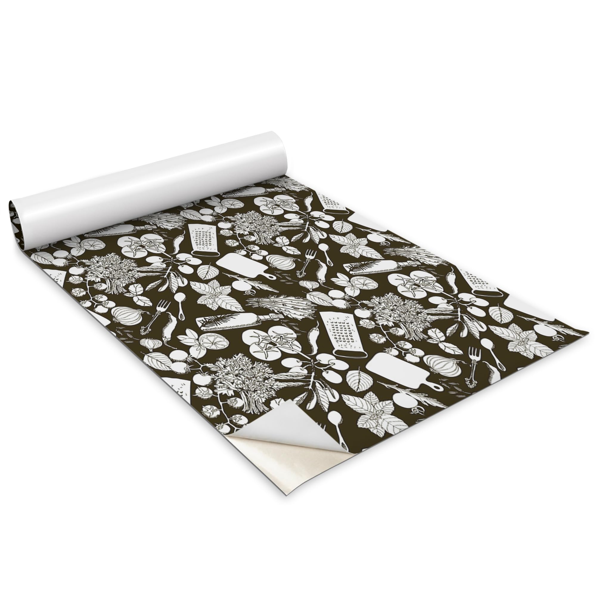 Papier peint cuisine autocollant et revetement meuble sticker adhesif de 100x50cm