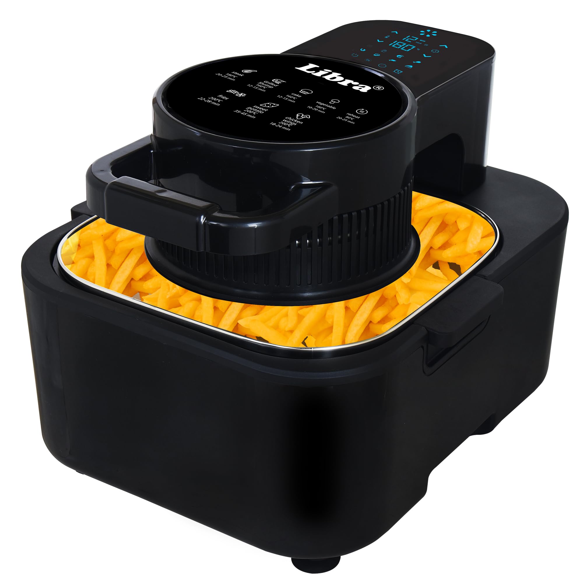 Libra 6.5 Liter air fryer for home, 1740 Watts air fryer, 9-in-1 Function: Air Fry, Toast, Grill, Bake, Reheat & Keep Warm, Digital air fryer uses 90% Less Fat, Stainless Steel Interior (B0C8NJQ1BS) Amazon Price History, Amazon Price Tracker