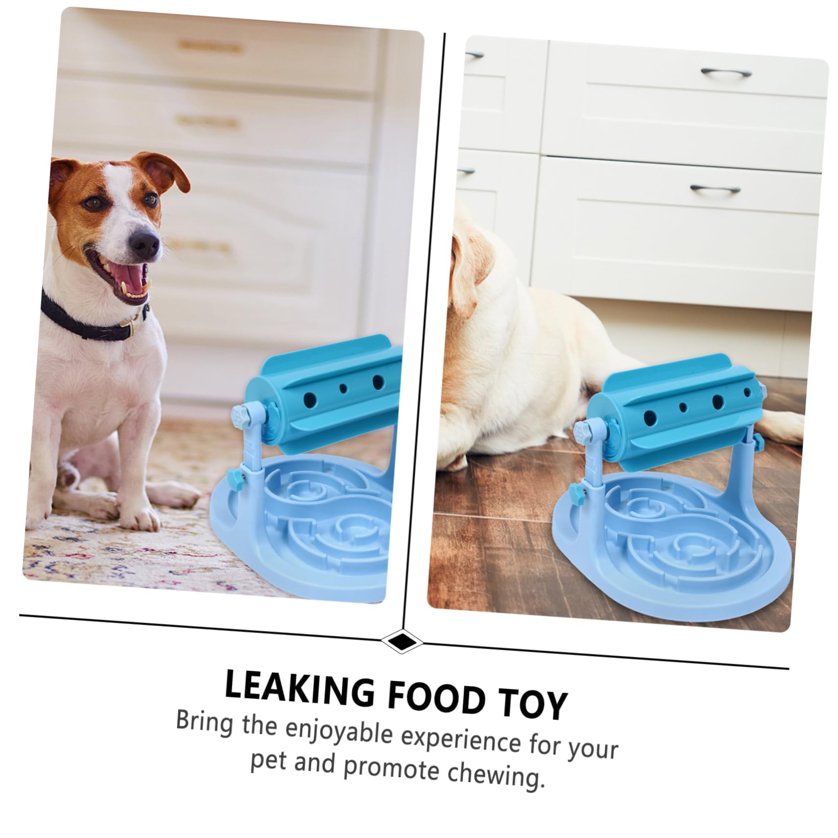 FRCOLOR 1stück Titel Rollenspiel-futterspender Für Haustiere Verstellbarer Slow Feeder Aus Umweltfreundlichem Für Hunde Und Katzen Fördert Langsames Essen Und Sicheres Füttern