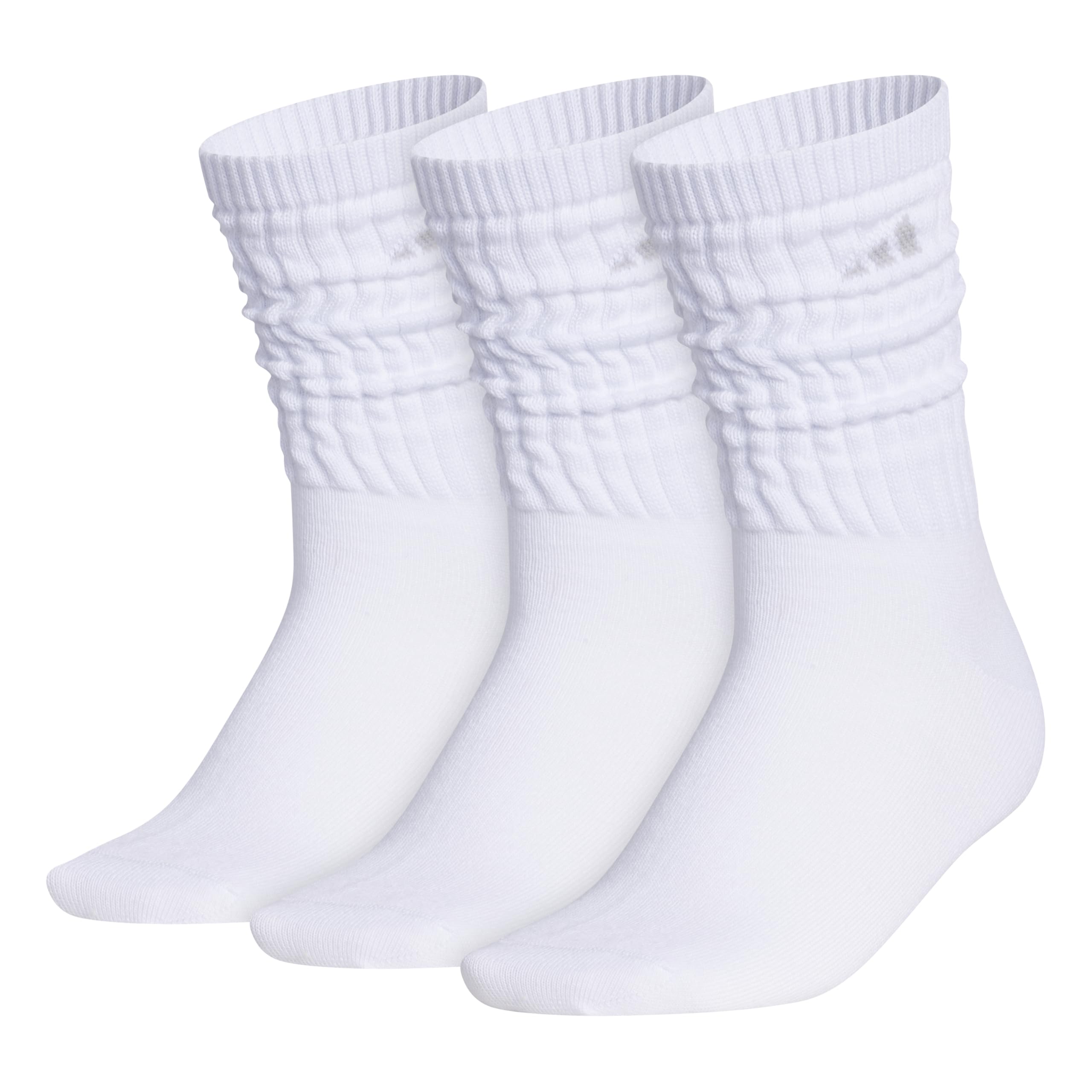 adidas Damen Athletic Scrunch Crew Socken (3 Paar) Loose Slouchy Fit