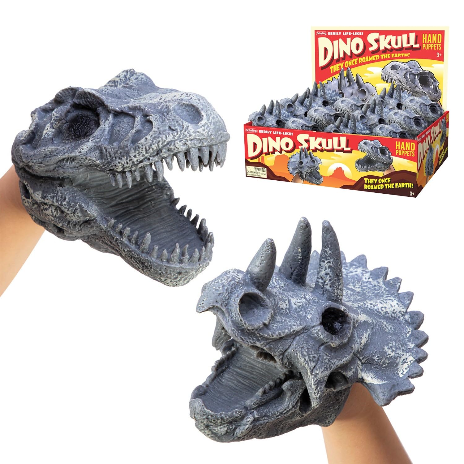 SCHYLLING Dino Totenkopf Handpuppe