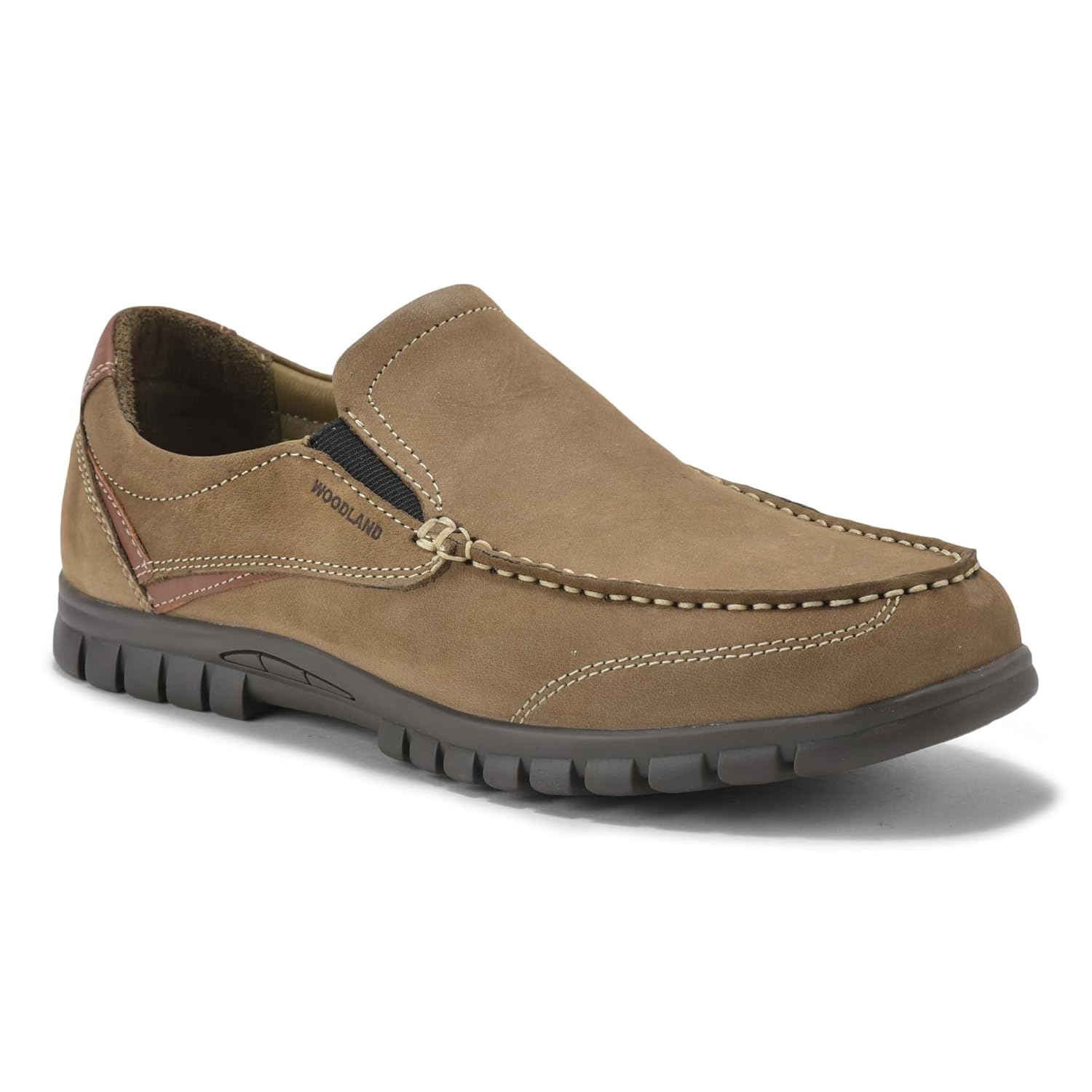 Woodland Men Russia Dbrown Slip-On Shoes