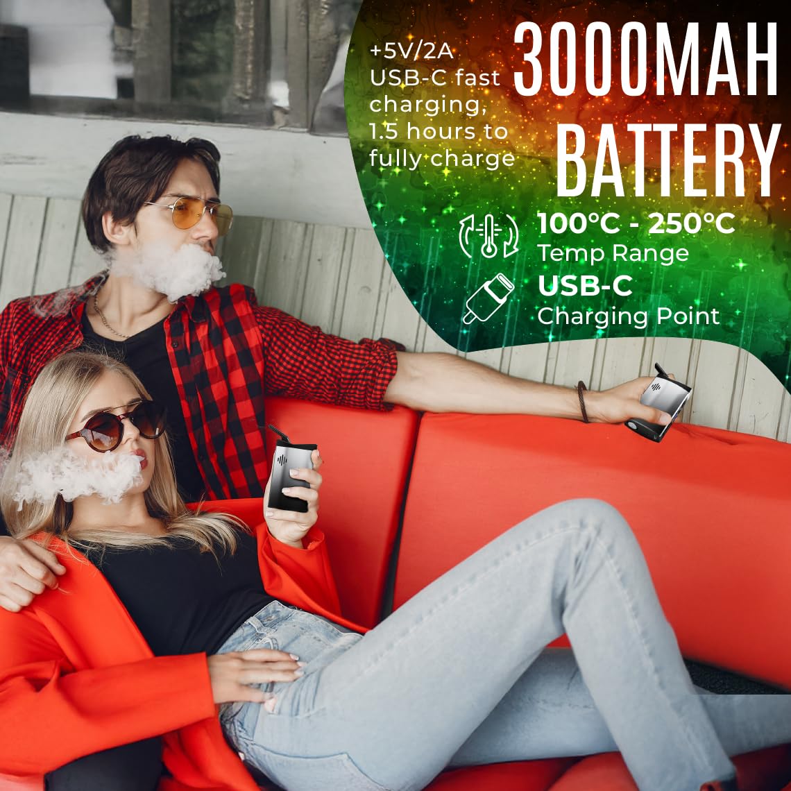 Vaporizer Kräuter LOMQ MARS/Vaporizer Cannabis