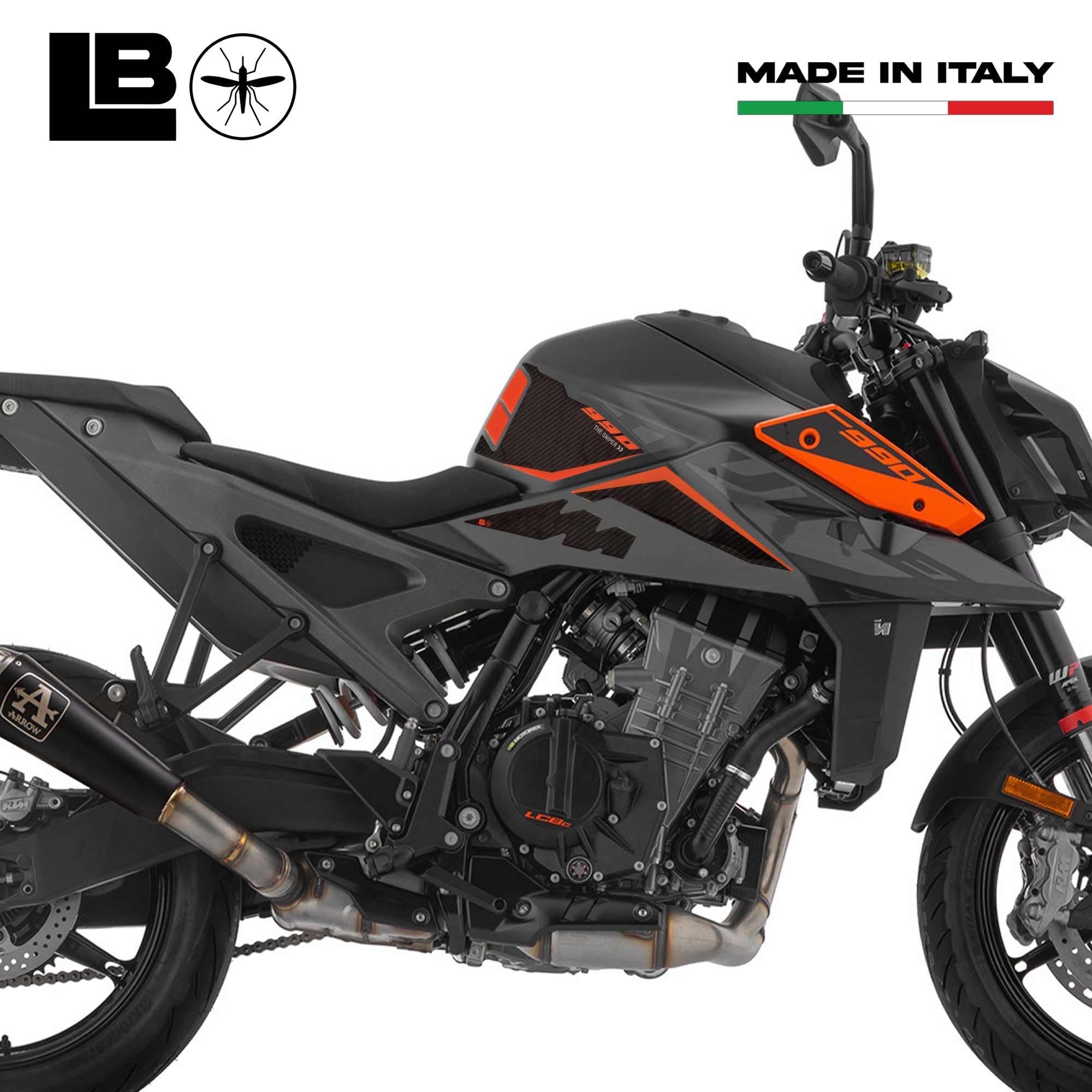 3D Aufkleber Für KTM 990 Duke - Motorrad Dekoration Made In Italy