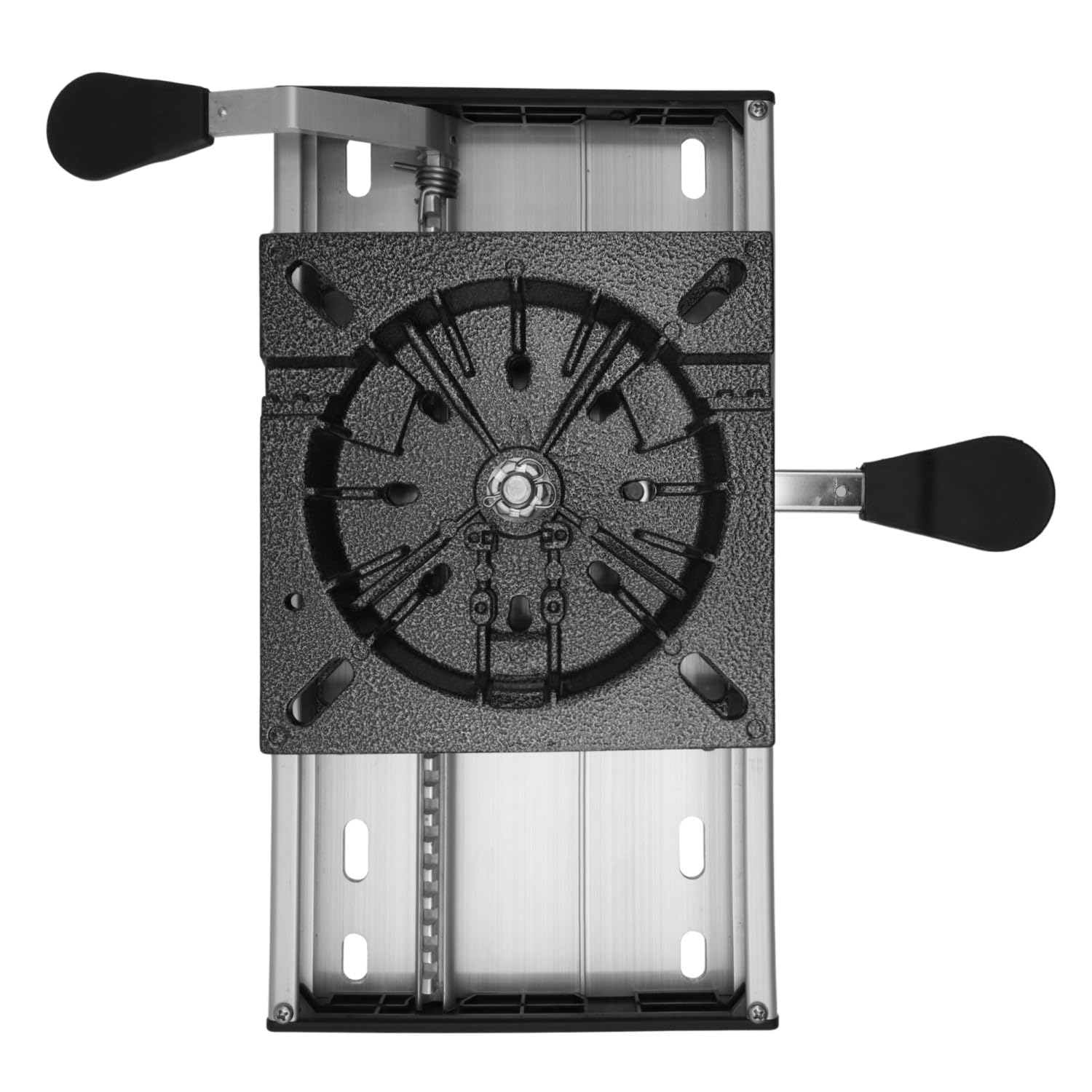Waterside Bootssitz Adapter Drehteller – Schiebefunktion & Drehplatte für Bootssitz – 27 Arretierungsmöglichkeiten – Sitzverstellung Links/Rechts & 360° Drehung – Robustes Bootszubehör