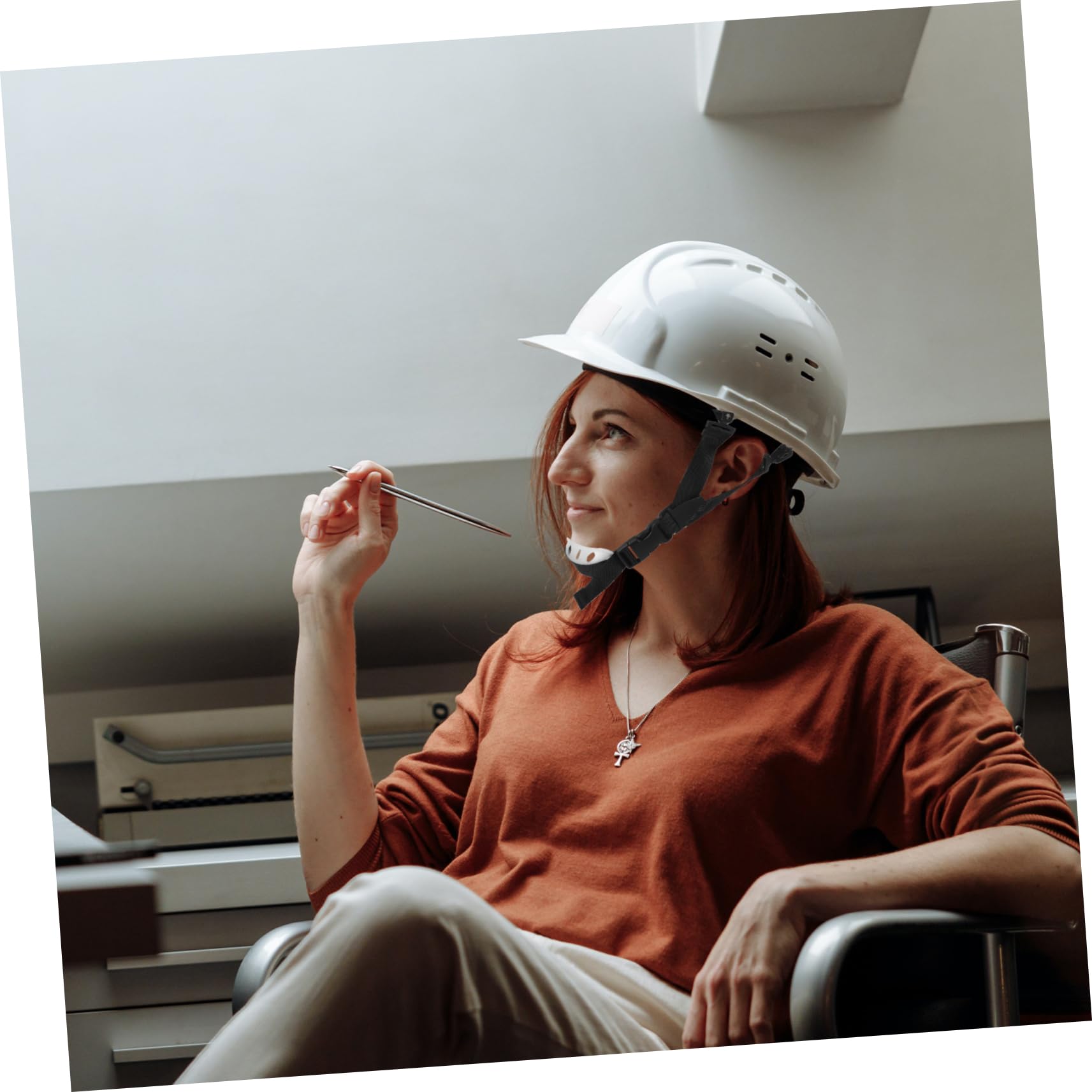 jojofuny Correa para Casco Certificado Sombrero de construcción no Chin Strap Correa de Barbilla Cinturones para Hombre Correa para la Barbilla del Casco Correa de Casco poliéster