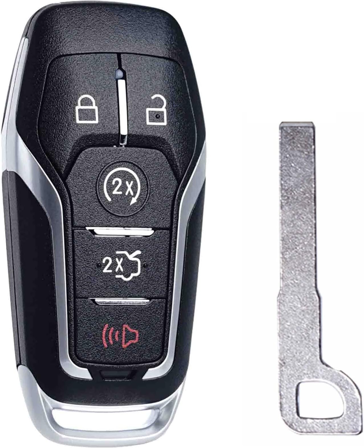 Key Fob Replacement Fits for Ford Explorer 2016-2017 Edge Mustang 2015-2017 Fusion Titanium Lincoln MKZ MKC 2014-2016 MKX 2016-2018 2019 Keyless Entry Remote Control 164-R7989 M3N-A2C31243300 902Mhz