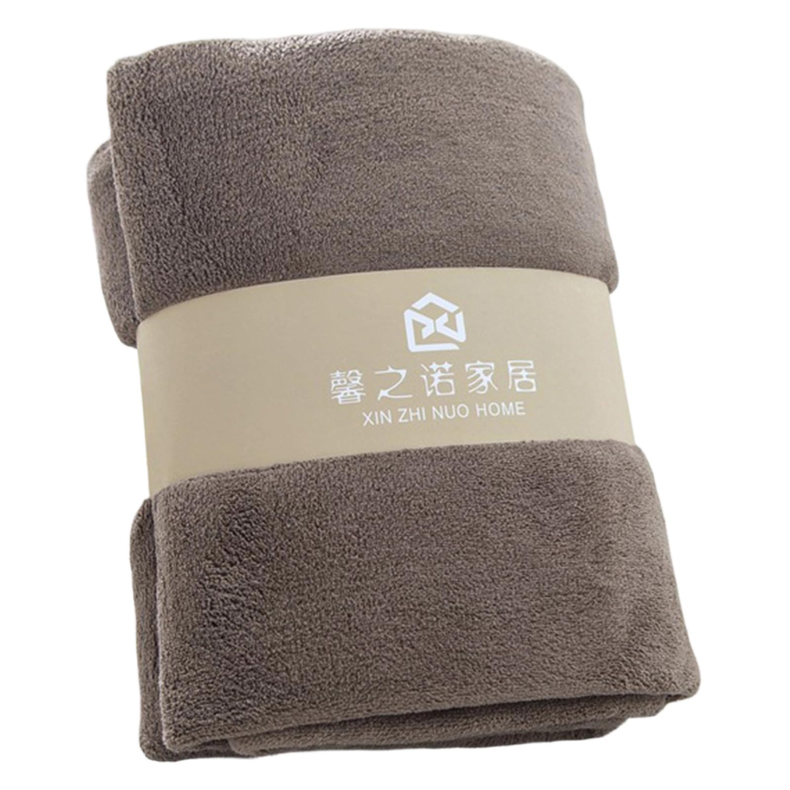 Whoasyst Coffee Color Corals Fleece Bath Towel Highly Absorbent Fast Drying Soft Skin Friendly For Home Hotel Pool Fast Drying Swim Towel