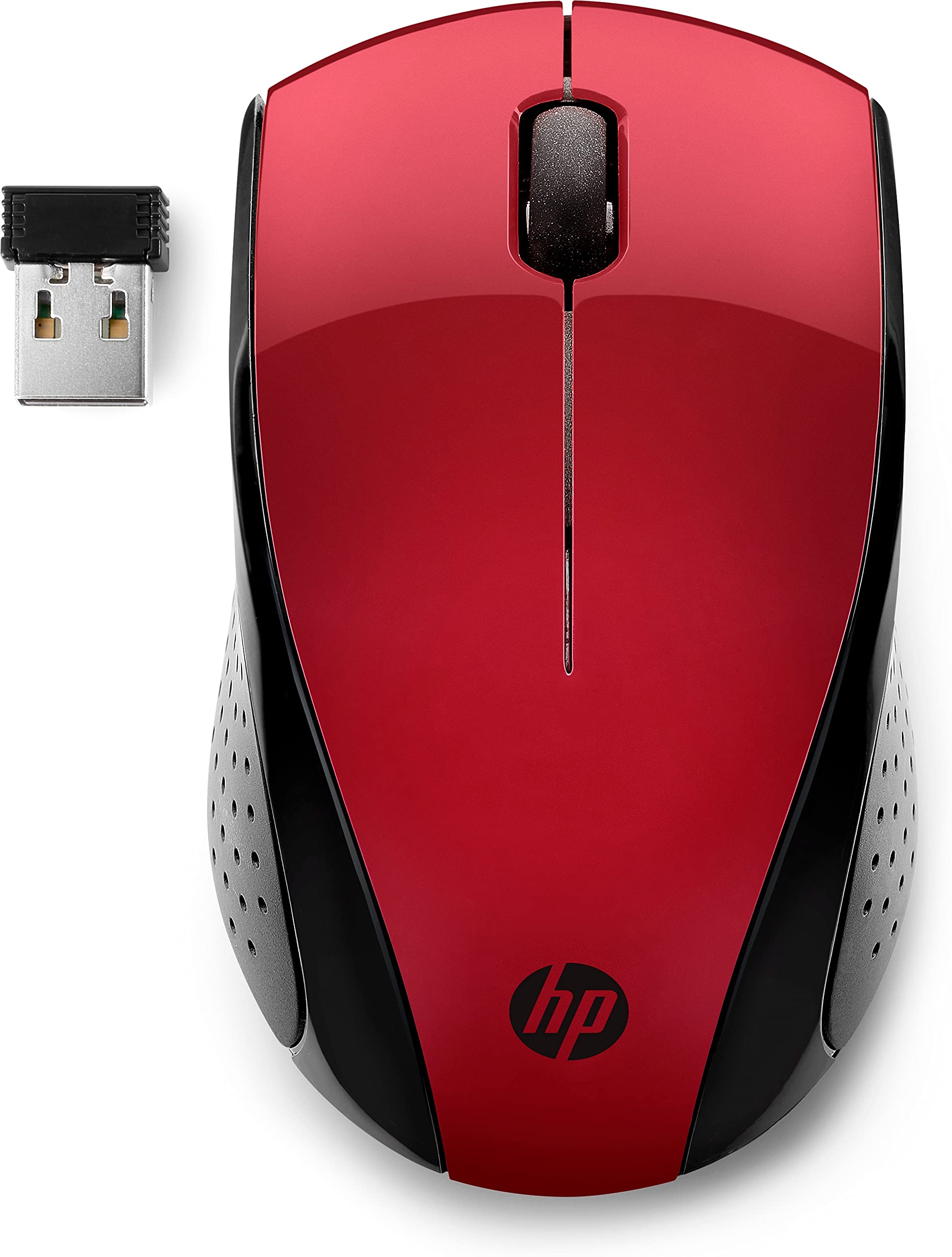 Hp Red Wireless Mouse 220 1600 Dpi