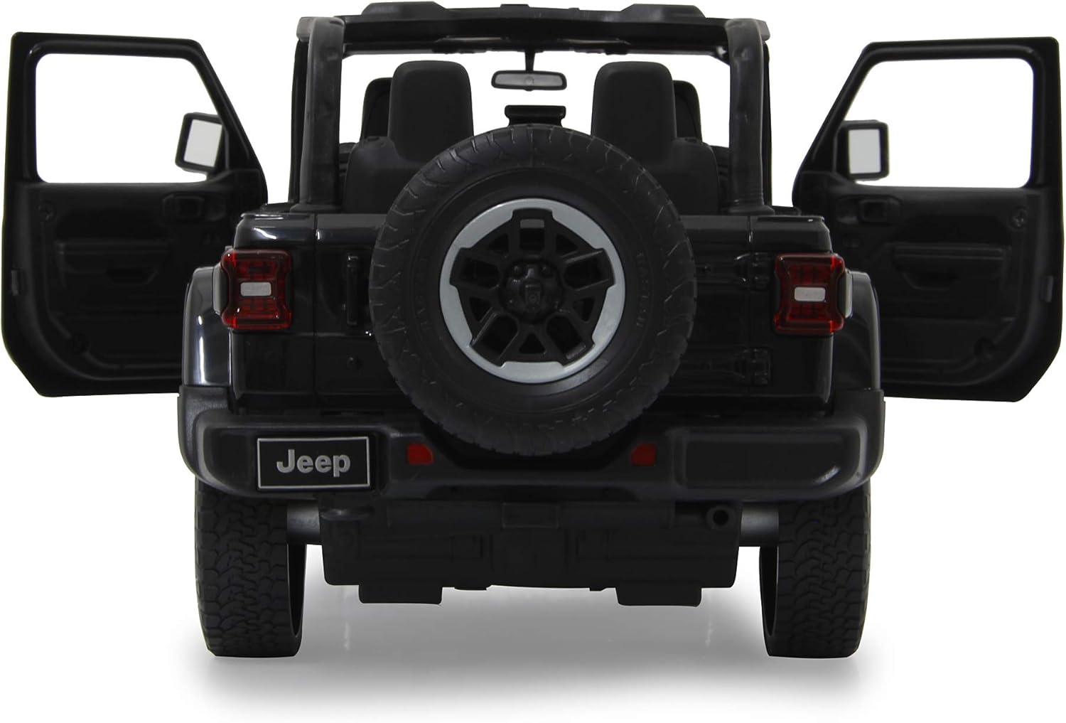JAMARA 405180 Jeep Wrangler JL 1:14 2.4GHz Manual Door – Officially Licensed, Up to 1 Hour Driving Time, Approx. 11 km/h, Perfectly Replicated Details, Detailed Interior, LED Light