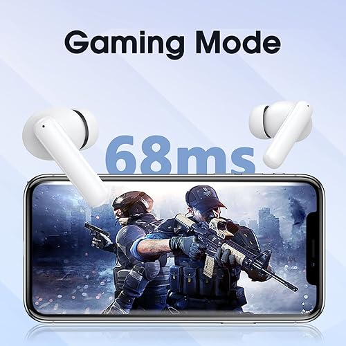 Miniatura 8 de QCY Auriculares inalámbricos T13 ANC con cancelación activa de ruido, auriculares Bluetooth 5.3 con funda de carga de reproducción de 30 horas,