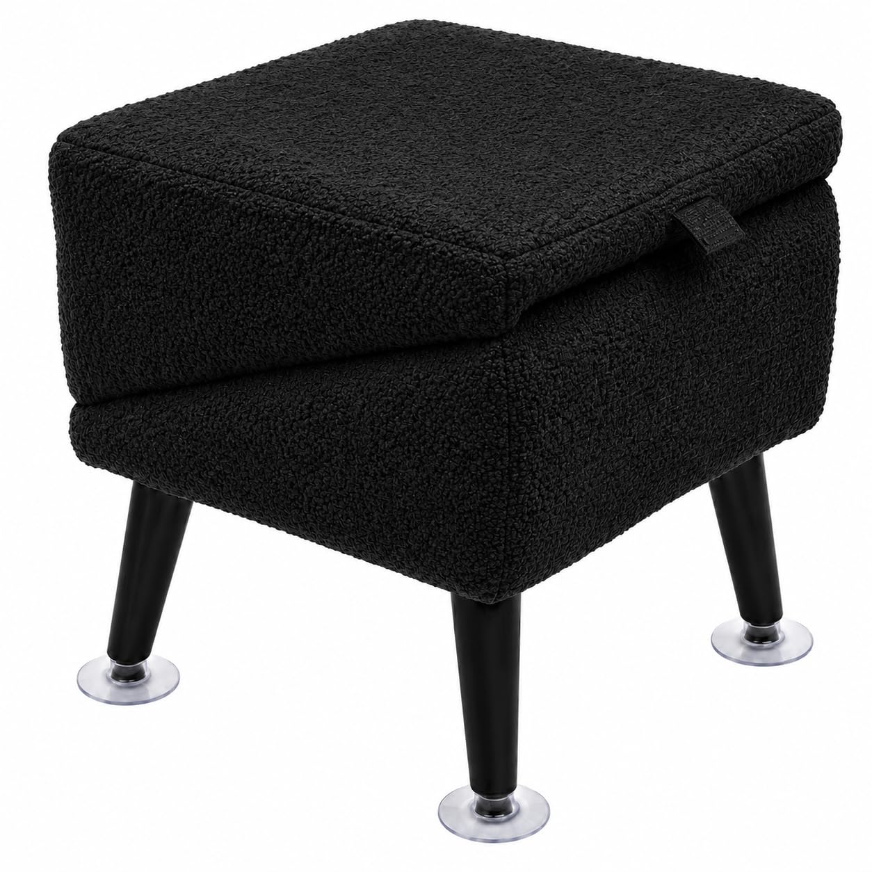 Rampa Plegable Perros con Ventosas, Antideslizante para Cama y Sofá Robusta y compacta Protege Las articulaciones de Mascotas Mayores Ahorra Espacio (Negro y Gris, Versión de Felpa)