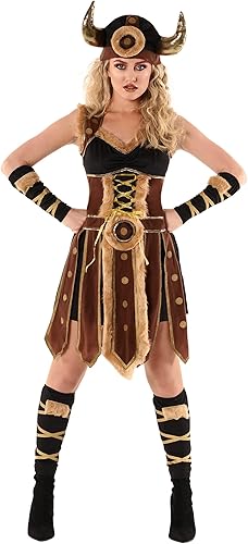 Morph Disfraz vikingo para mujer, disfraz de guerrero para mujer, disfraz vikingo para mujer, disfraz vikingo para mujer, cosplay vikingo para mujer