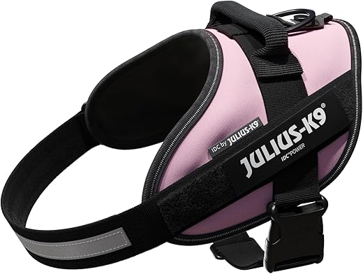 Julius – Arnés Julius para perros K9 IDC Powerharness. Rosa Talla 0