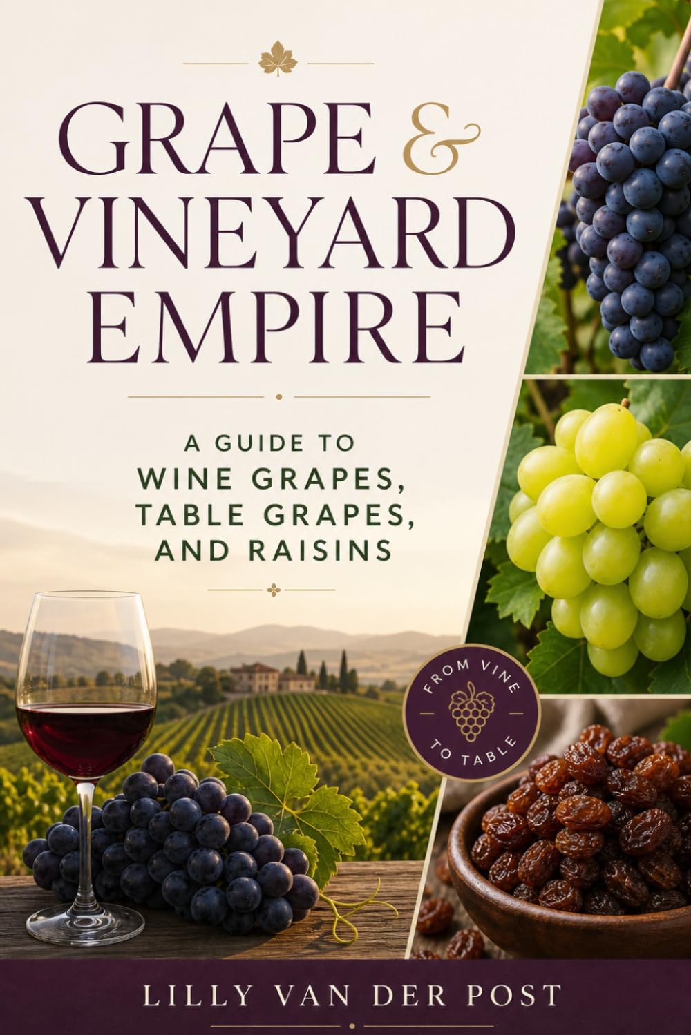 Grape & Vineyard Empire: A Guide to Wine Grapes, Table Grapes, and Raisins: From Vineyard Establishment to Winemaking, Branding, and Direct Sales