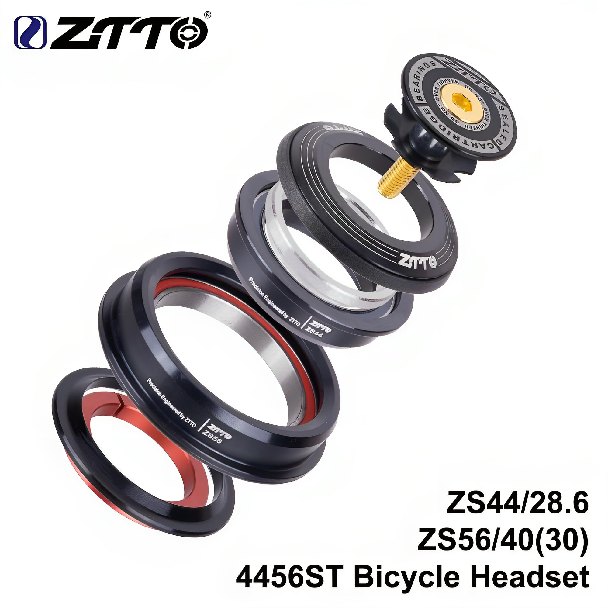 Amazon.com : ZTTO Bike Headset, 44mm 56mm MTB Threadless Sealed