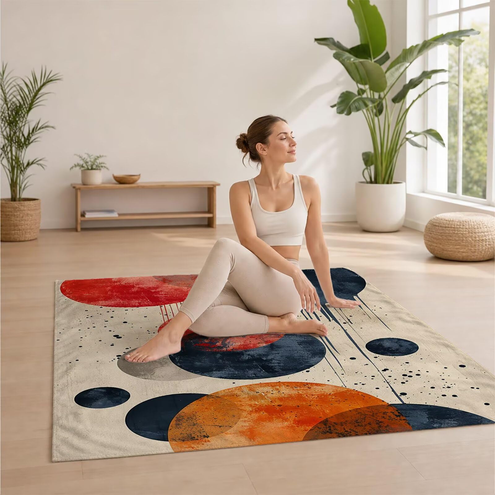 Toalla Playa Grande 160 x 220 Vacaciones Accesorios Viaje, Toalla Playa Redondo Suave Cómodo Secado Rápido, Simple Toallas Baño Grandes 220x160cm para Yoga Fitness Natación Sauna Baño Regalo XTLS-7942