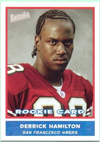 Derrick Hamilton 2004 Topps Bazooka Rookie Football Card #209 - San Francisco 49ers