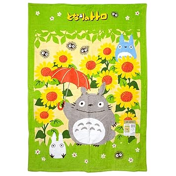 Amazon Com Algodon Manta Para Ninos Nap Mi Vecino Totoro Girasol En Plena Floracion Bebes