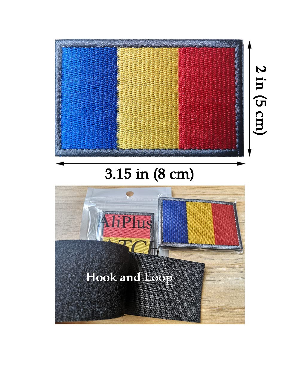 AliPlus Türkiye Turchia Bandiera Toppe Ricamate Tattico Militare Morale Patch Applique Chiusura Gancio e Loop