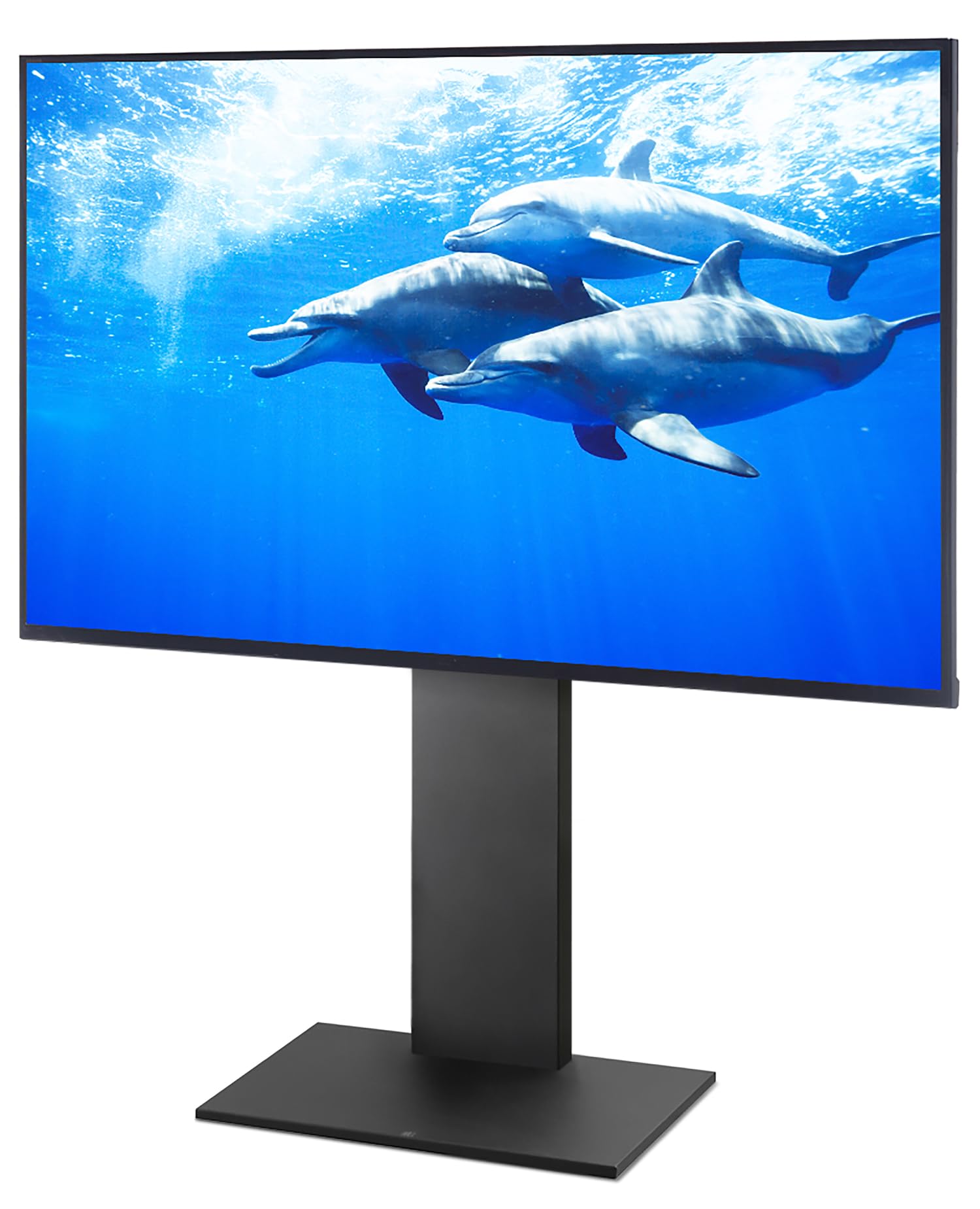 Wall V2 Low Type | Elegante supporto per TV laterale universale giapponese da 32 a 60 pollici, montaggio regolabile, senza trapano, bianco satinato