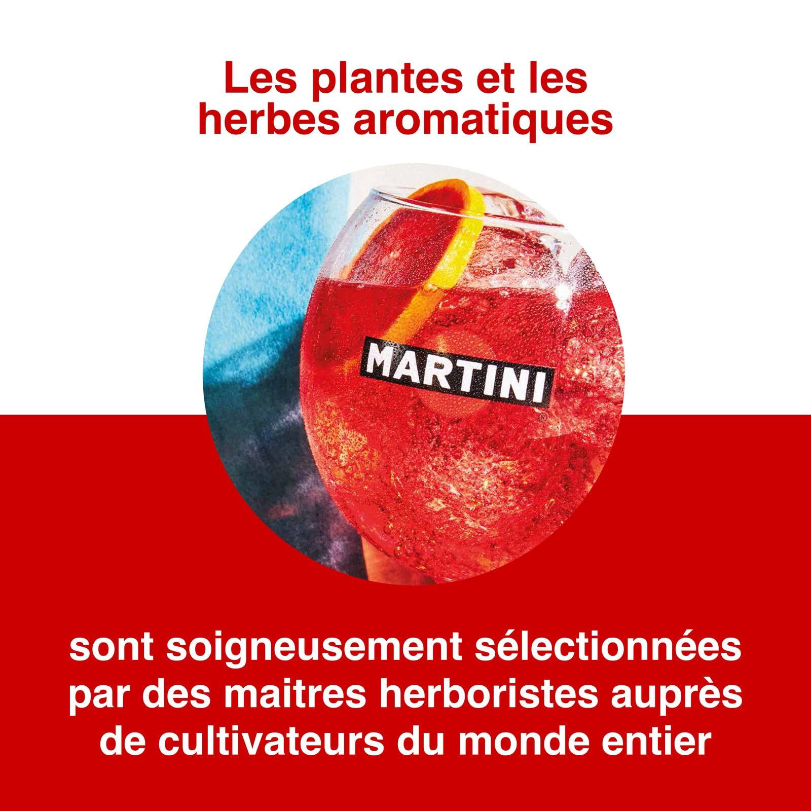 MARTINI Rossini Vin pétillant, Cocktail prêt à servir, Vin pétillant, 8% vol., 75cl / 750ml (Lot de 5)