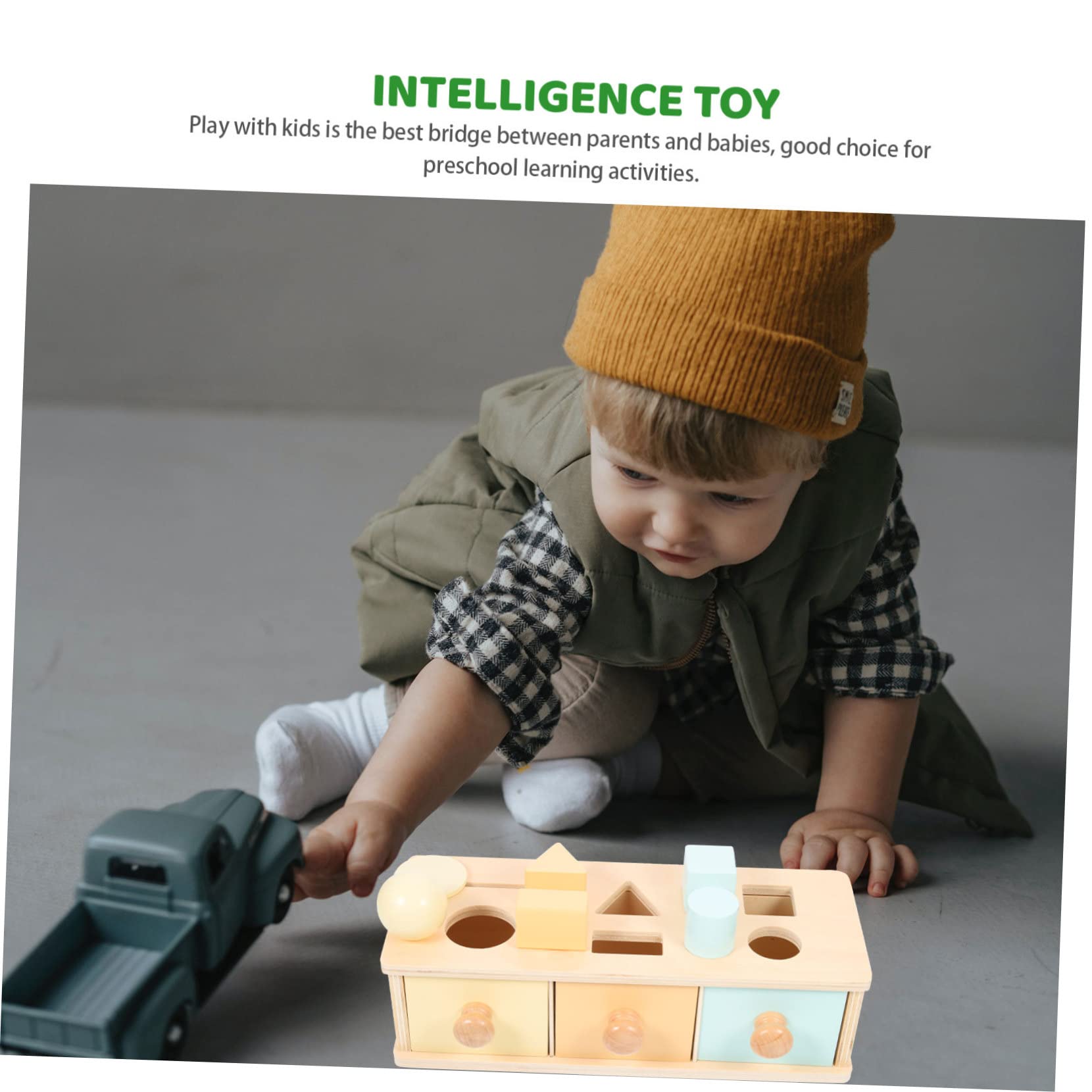 BESPORTBLE Ayudas Educativas Caja De Permanencia De Objetos Caja De Colores para Juguete De Aprendizaje para Pequeños Juguete Cognitivo para Bebés