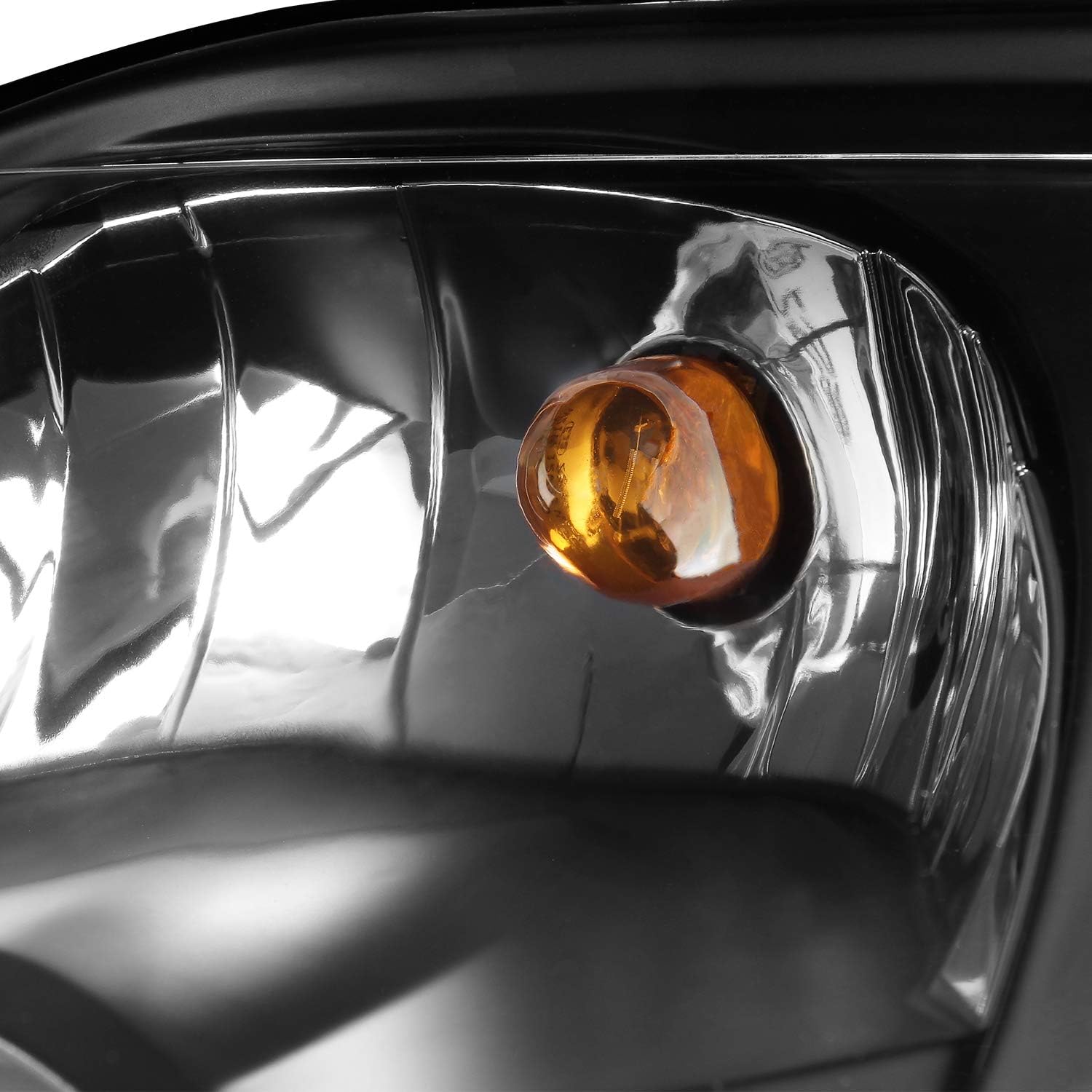 AKKON - For 2003-2005 Nissan 350Z [Fairlady Z33 Model] Black Bezel [HID Type] Projector Headlights Driver/Passenger Pair Replacement