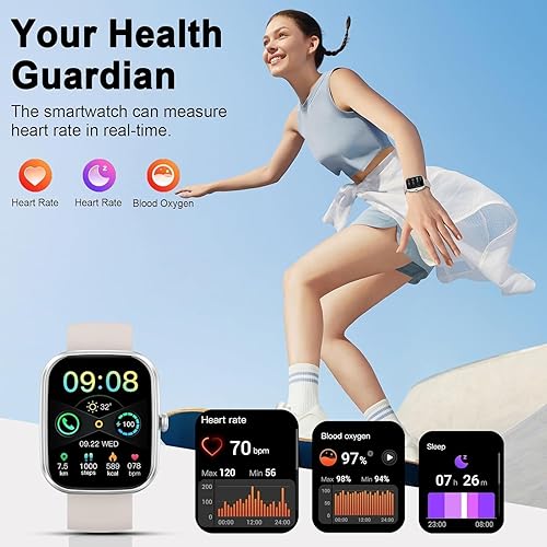 Miniatura 3 de Smart Watch for Men Women, 2026 New Smartwatch(Answer/Make Call) , 1.91" Fitness Watch with 120+ Sport Modes, Fitness Tracke with Pedometer/Sleep