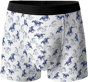 Colorful Neon Boxer Briefs for Men Short Leg Trunks No Riding Up Underwear 3" Comfort Waistband