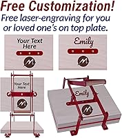 Vista 3 de woodlinopress Prensa de impresión de bloques de lino a mano, prensa de linóleo, negro-a5