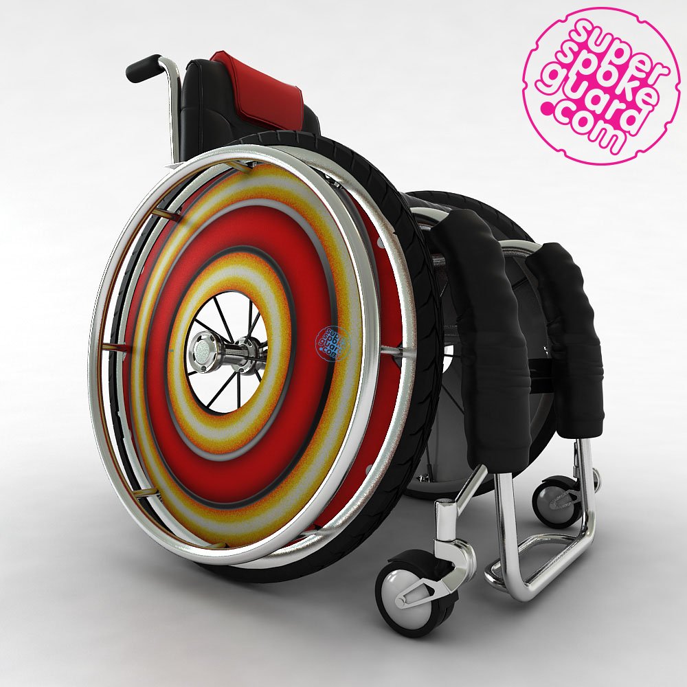 22'' Protectores de radios para sillas de ruedas A-044 (par)