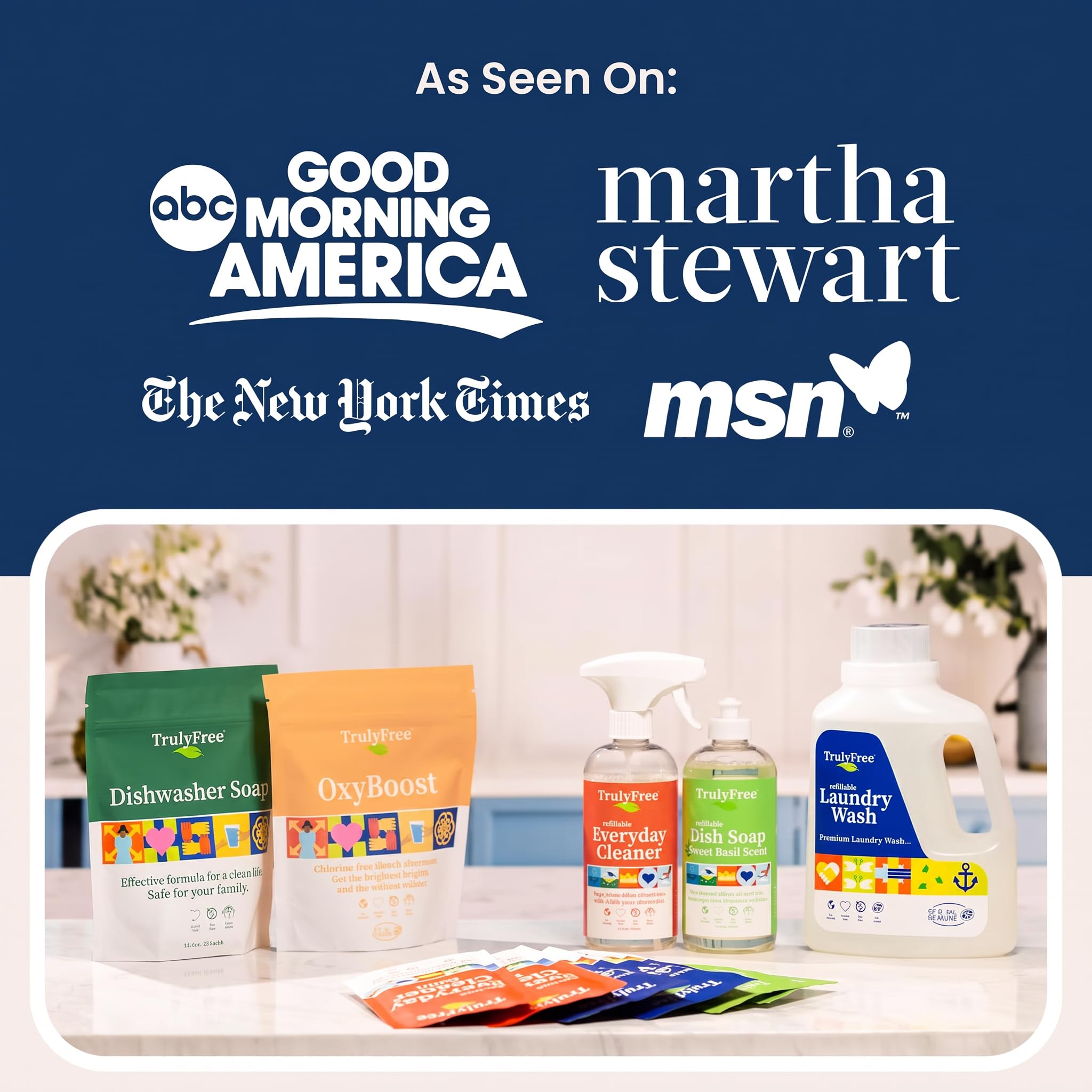 Amazon.com: Truly Free Natural Laundry Detergent - 1 Jug + 1 Fill