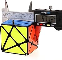 Vista 2 de CuberSpeed Axis V2 Nueva Versión Jingang V2 3x3 Cubo Mágico Negro 3x3x3 Axis V2 Speed Cube Puzzle