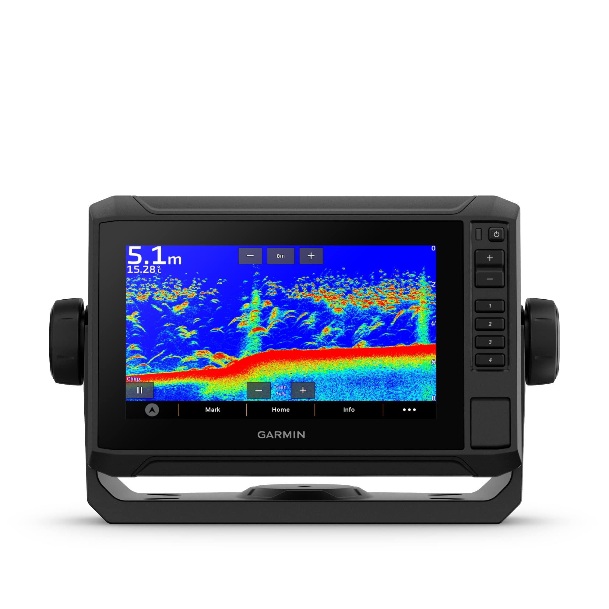 Garmin ECHOMAP UHD2 72sv with GT54 Transducer, 7” Touchscreen Chartplotter, Worldwide Basemap