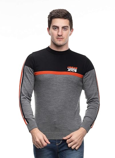 Sports Planet Woolen Men's Sweater Grey 