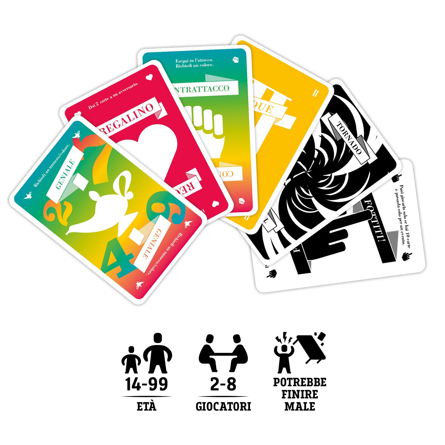 Ding - Gioco Di Carte Esplosivo! Party Game Con Interazione Sociale Per 2-7 Giocatori, 8+ Anni | Edizione Italiana