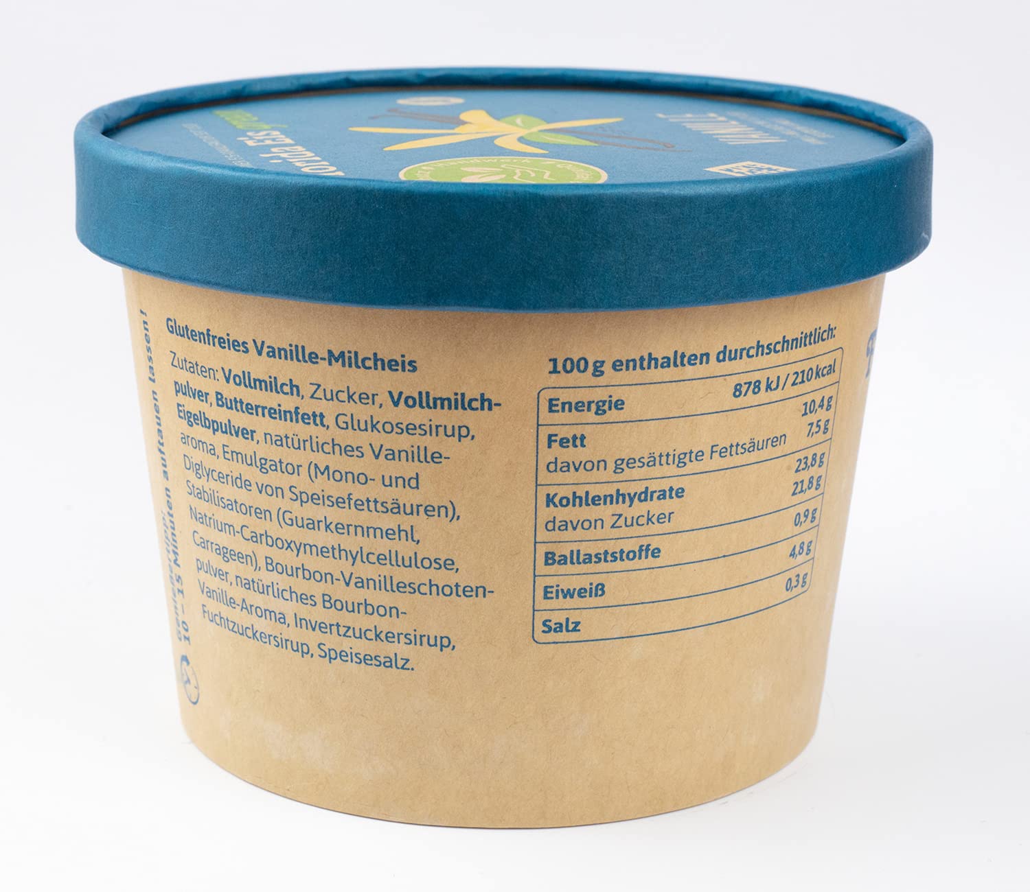 Eiscreme "Florida Eis" Vanille - Familienpackung - 500ml